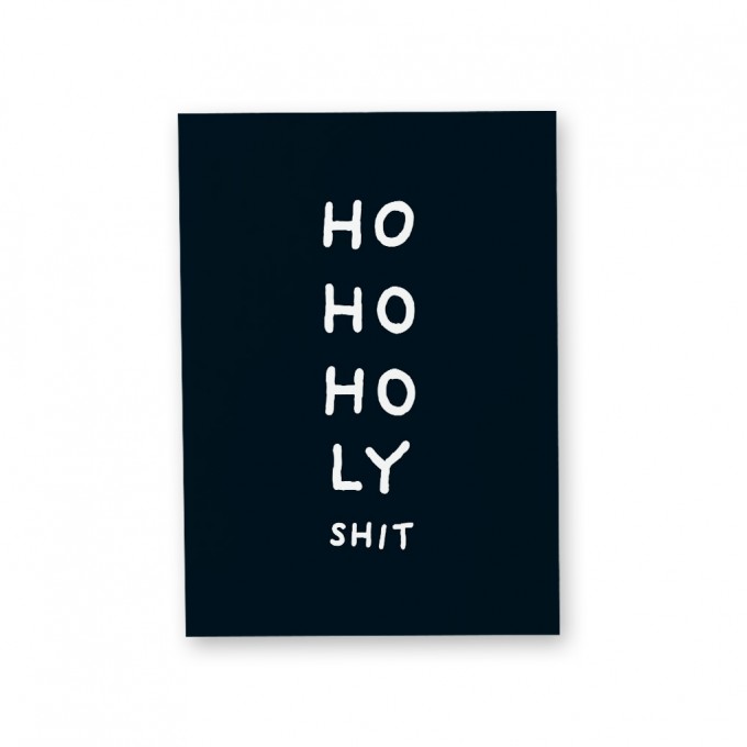 KARTE CHRISTMAS – Ho Ho Holy Shit – Studio Schön®