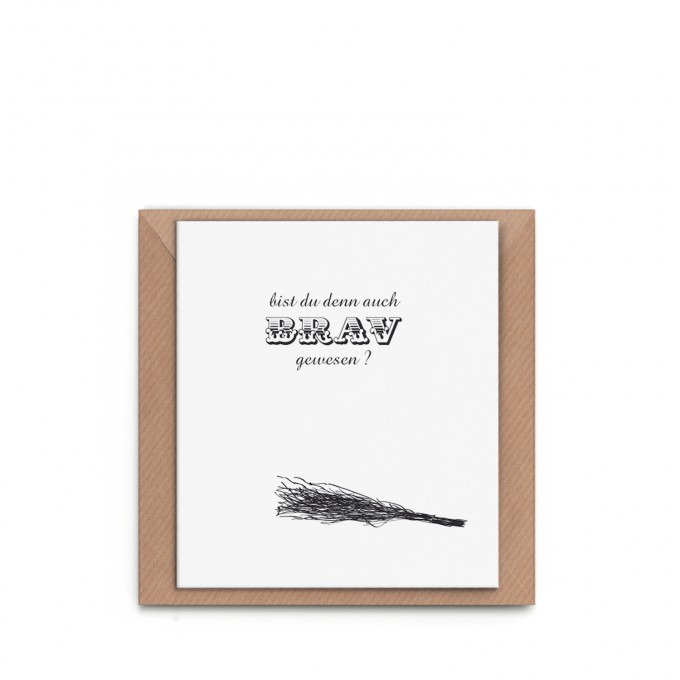 sonst noch was? Weihnachtskarte "brav?" sonst noch was? Weihnachtskarte "brav?"