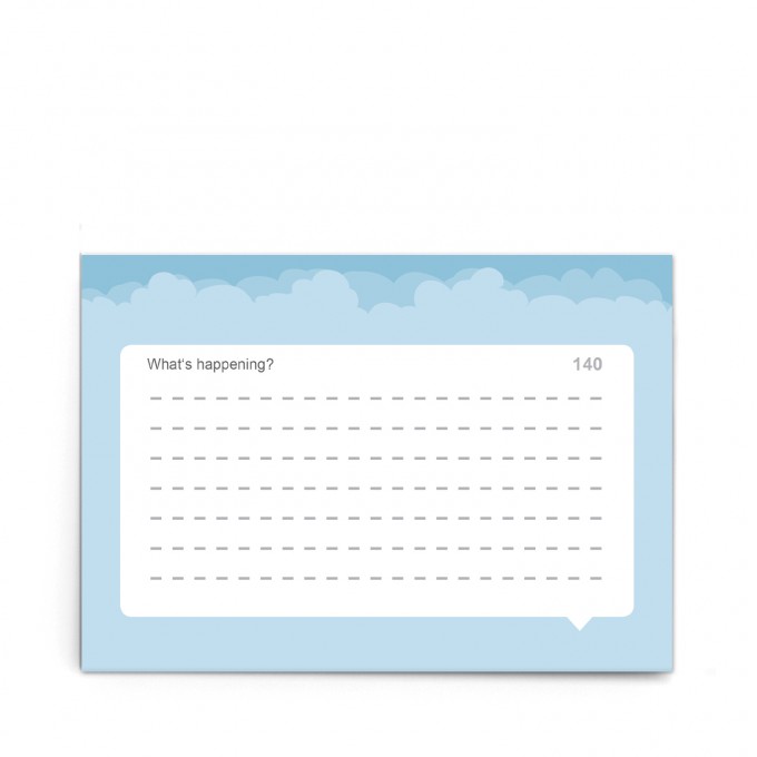sonst noch was? Postkarte "Analoger Tweet" (3er Set) sonst noch was? Postkarte "Analoger Tweet" (3er Set)