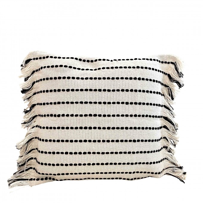 adorist - Boho Kissenbezug Fringes, quadratisch adorist - Boho Kissenbezug Fringes, quadratisch