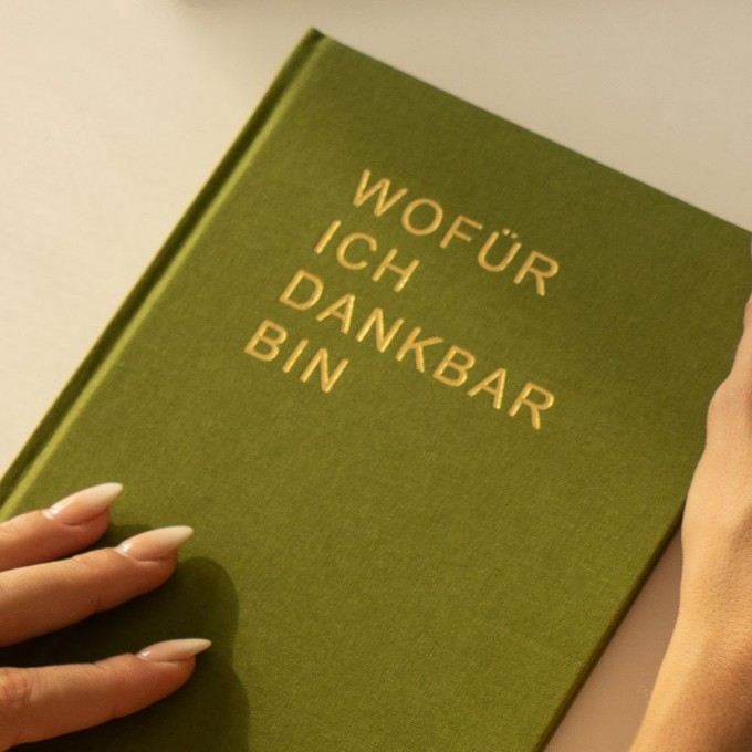The Life Barn Dankbarkeitstagebuch "Wofür Ich Dankbar Bin" grün