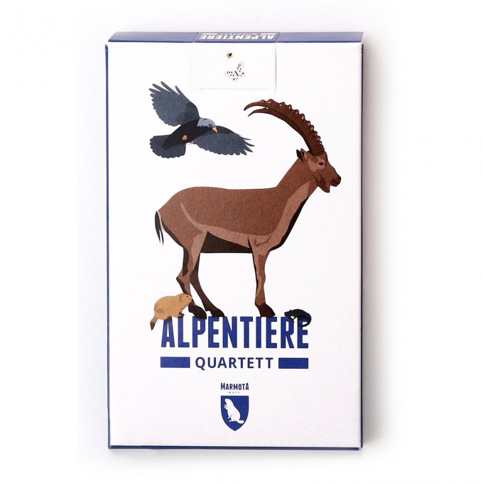 Alpentiere Quartett von Marmota Maps Alpentiere Quartett von Marmota Maps