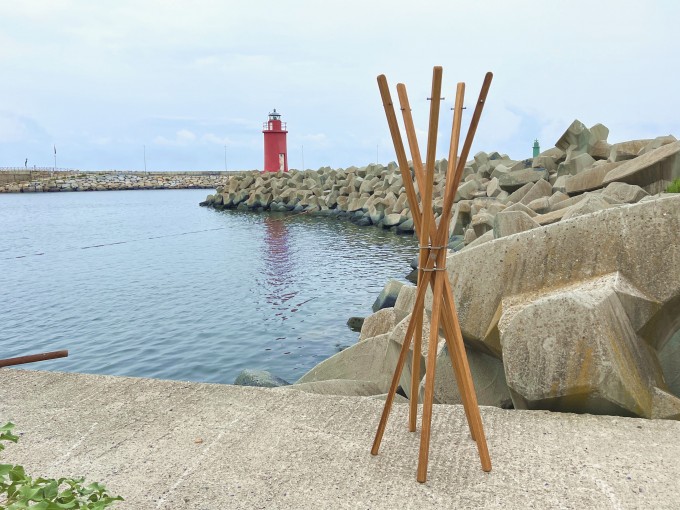 Keilbach Standgarderobe mary, 5 Stäbe, Ø 55 cm, Höhe 162 cm, 5,5 kg, Made in Germany - gestaltet und produziert in Hohenlohe