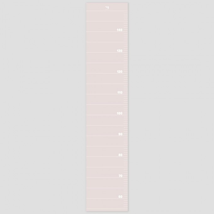 punktkommastrich - Messlatte für Kinder - almost mauve punktkommastrich - Messlatte für Kinder - almost mauve