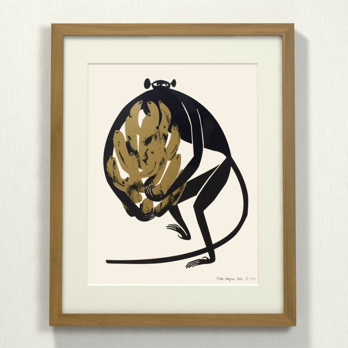 Print now - Riot later ● Midcentury Ape Siebdruck Print now - Riot later ● Midcentury Ape Siebdruck