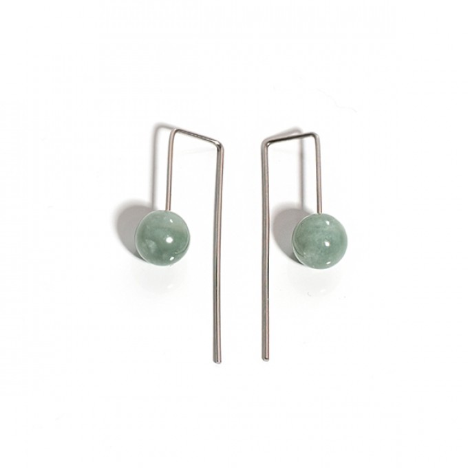 Goldmarlen | Miles Ohrringe | Jade | S Goldmarlen | Miles Ohrringe | Jade | S