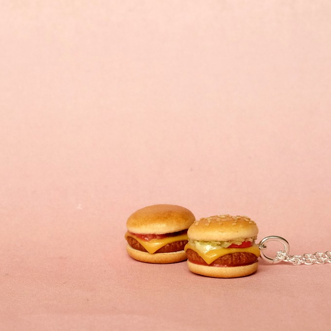 minischmidt miniTONI's Fastfood - Cheesburger & Hamburger Anhänger