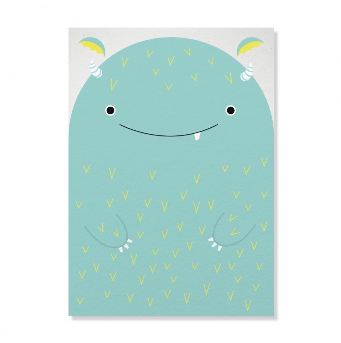 Edith schmuckes Papier "Monsterlich" Postkarte Edith schmuckes Papier "Monsterlich" Postkarte