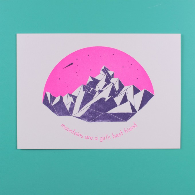 polypodium / mountains are ...- Risoprint - A4 polypodium / mountains are ...- Risoprint - A4