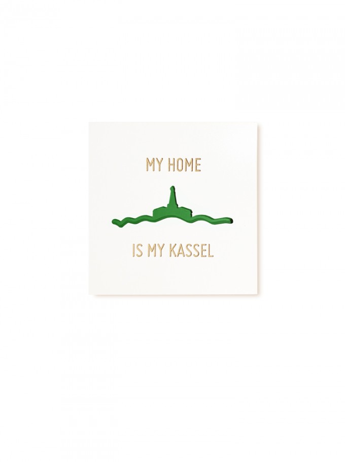 Stadtliebe® | 3D-Holzbild "My Home Is My Kassel" veredelt mit CNC-Fräsung Stadtliebe® | 3D-Holzbild "My Home Is My Kassel" veredelt mit CNC-Fräsung