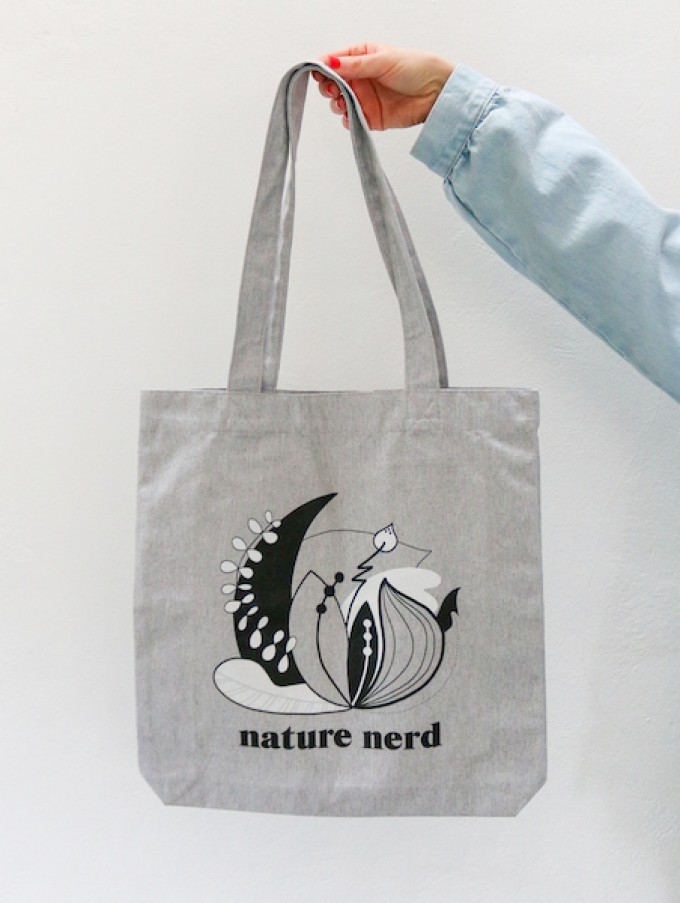 stahlpink – "nature nerd"-Jutebeutel stahlpink – "nature nerd"-Jutebeutel