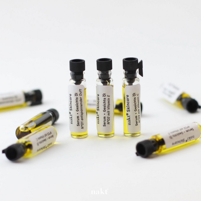 nakt® - Serum • Gesichtsöl | 3er Set Minis