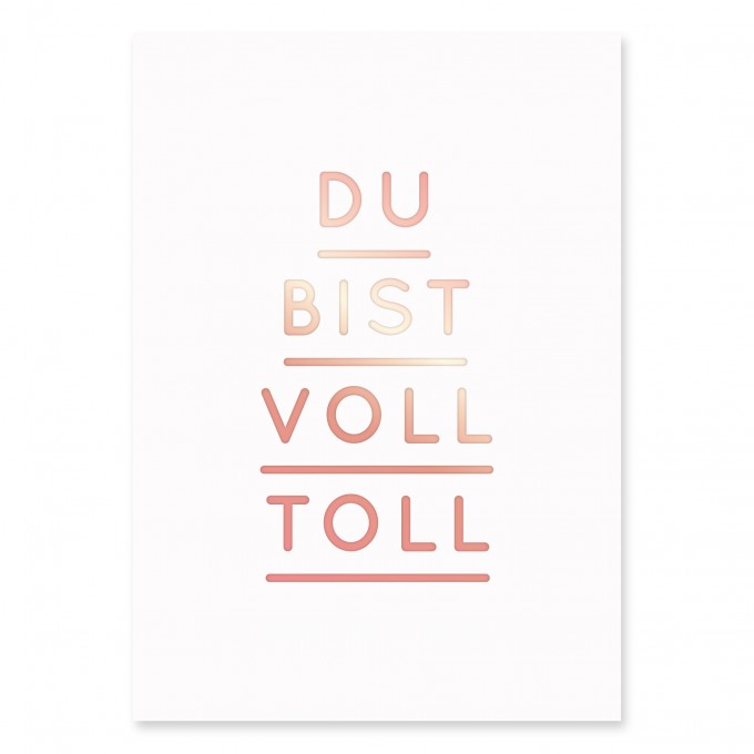 NAVUCKO. - Grußkartenset »Du Bist Voll Toll« NAVUCKO. - Grußkartenset »Du Bist Voll Toll«