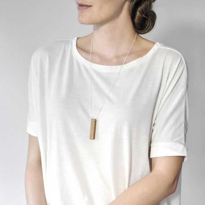 na.hili KETTE minimal wood Schmuck - Eiche na.hili KETTE minimal wood Schmuck - Eiche