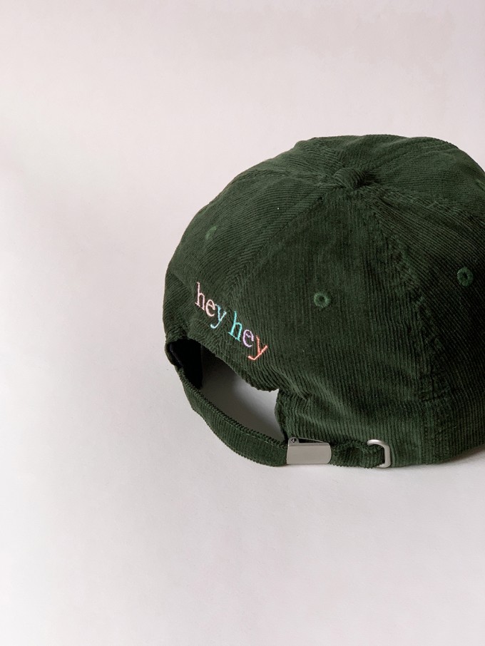 hey hey Rainbow cap - olive (Stick hinten) hey hey Rainbow cap - olive (Stick hinten)