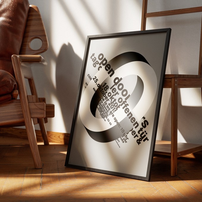 hinzkunst Plakat „Open Doors“ DIN A1