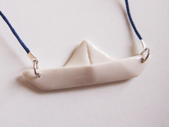 moij design Origami Schiffchenkette