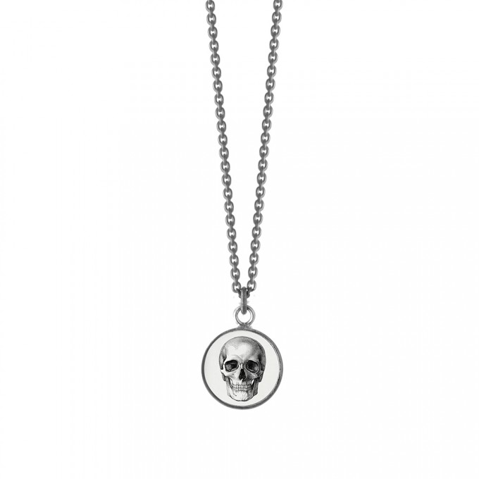 anzu jewelry Halskette "Schädel" geschwärzt anzu jewelry Halskette "Schädel" geschwärzt