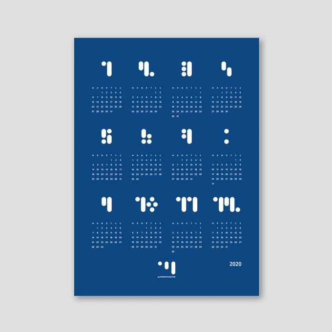 punktkommastrich - kalender 2020 classic blue - Color of the Year 2020 punktkommastrich - kalender 2020 classic blue - Color of the Year 2020