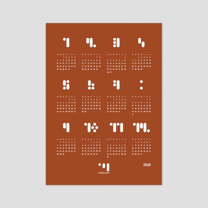 punktkommastrich - kalender 2020 pottersclay Designwandkalender punktkommastrich - kalender 2020 pottersclay Designwandkalender
