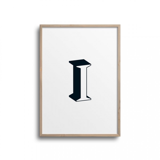 POSTER ABC – ALPHABET BUCHSTABE I Studio Schön® ABC Kollektion