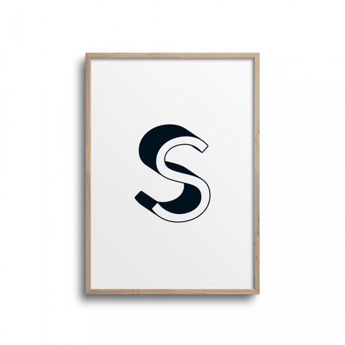 POSTER ABC – ALPHABET BUCHSTABE S Studio Schön® ABC Kollektion