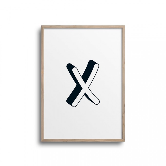 POSTER ABC – ALPHABET BUCHSTABE X Studio Schön® ABC Kollektion