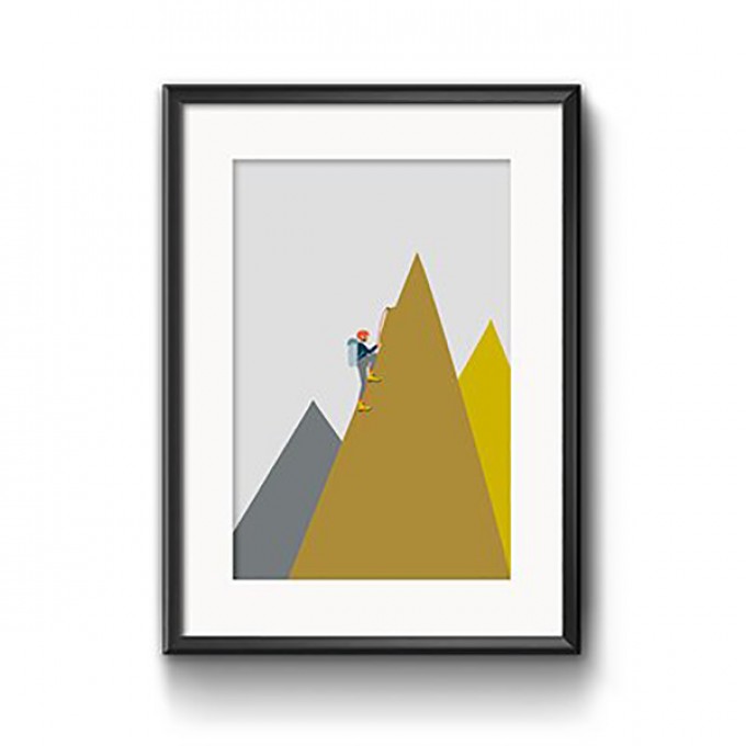 Roadtyping Print "Bergsteiger" | 30x40cm Roadtyping Print "Bergsteiger" | 30x40cm