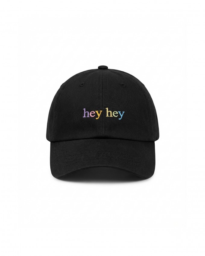 hey hey Rainbow Cap 2.0 - schwarz