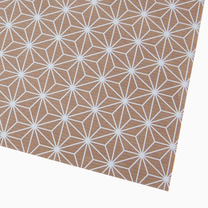 rikiki Geschenkpapier Asanoha weiss rikiki Geschenkpapier Asanoha weiss