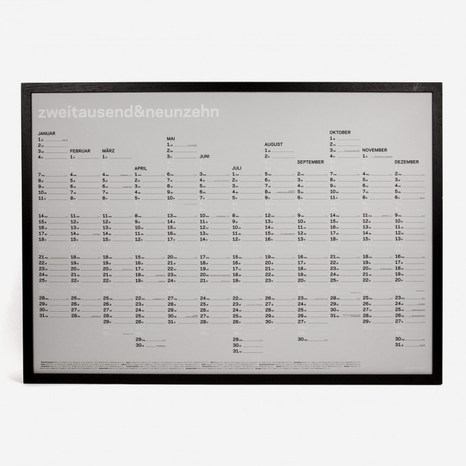 Jahreskalender 2019 - Weiss Schwarz Gold – rikiki. Grafik & Produkt Jahreskalender 2019 - Weiss Schwarz Gold – rikiki. Grafik & Produkt