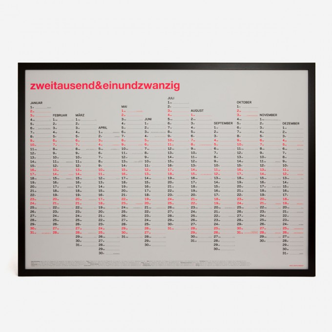 zweitausend&einundzwanzig - Wandkalender 2021 - Neon-Korall Schwarz Gold zweitausend&einundzwanzig - Wandkalender 2021 - Neon-Korall Schwarz Gold