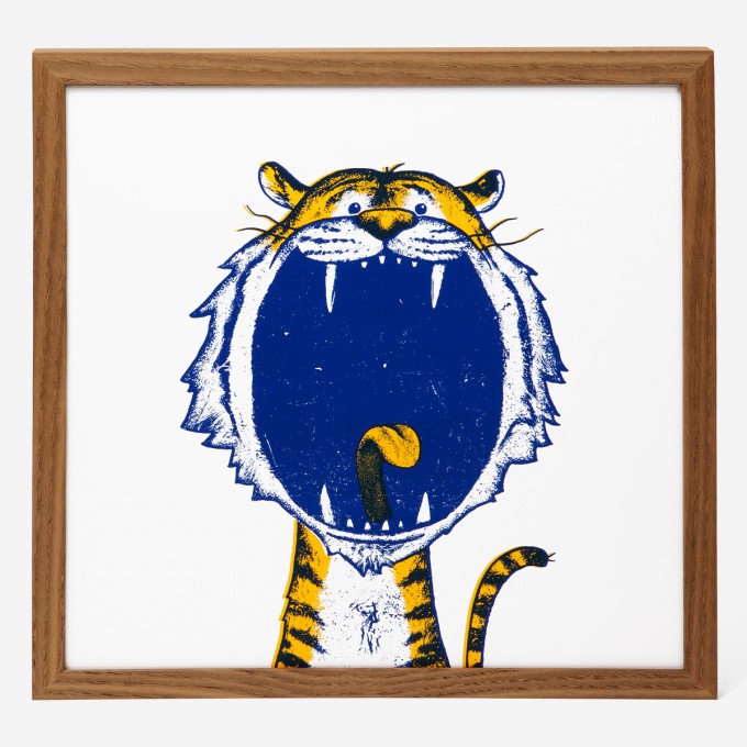 rikiki Tiger Siebdruck rikiki Tiger Siebdruck