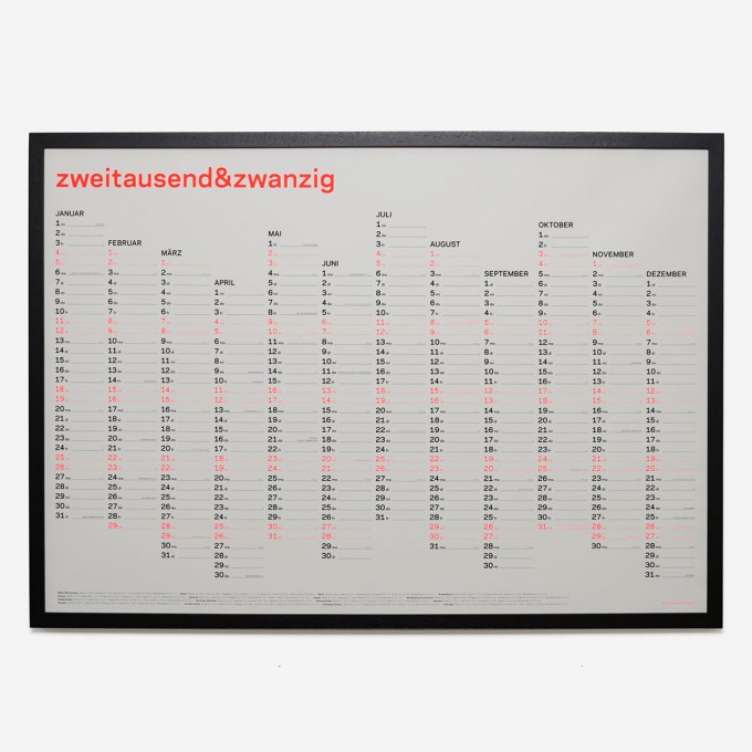 zweitausend&zwanzig - Wandkalender 2020 - Neon-Korall Schwarz Gold – rikiki. Grafik & Produkt zweitausend&zwanzig - Wandkalender 2020 - Neon-Korall Schwarz Gold – rikiki. Grafik & Produkt