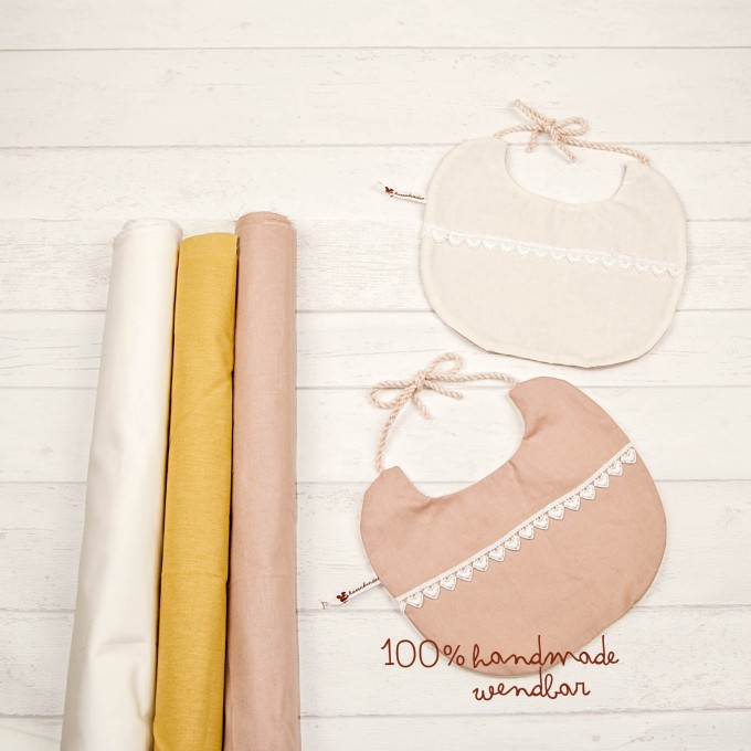 hasenkinder - wendbares Lätzchen Set rose 23x19 cm (ohne Deko) hasenkinder - wendbares Lätzchen Set rose 23x19 cm (ohne Deko)