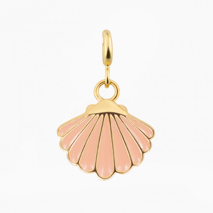 Seashell Charm | Muschel-Anhänger aus Gold Vermeil | Paeoni Colors