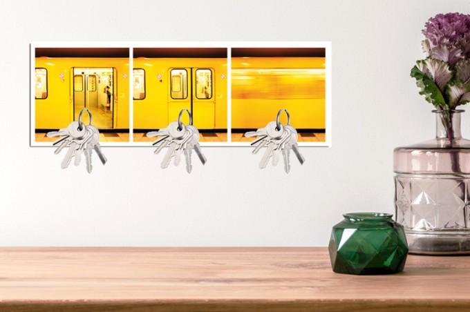 TRILOGRAFIE Magnet Schlüsselbrett "U-Bahn Berlin" TRILOGRAFIE Magnet Schlüsselbrett "U-Bahn Berlin"