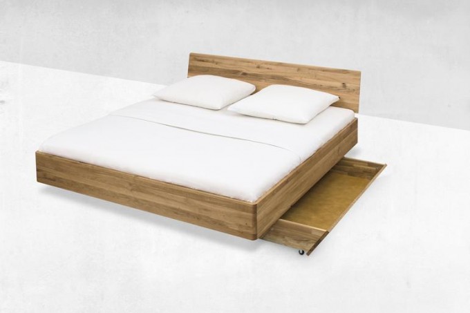 ekomia Bett Schöneberg 3 mit Kopfteil und einem Bettkasten ekomia Bett Schöneberg 3 mit Kopfteil und einem Bettkasten