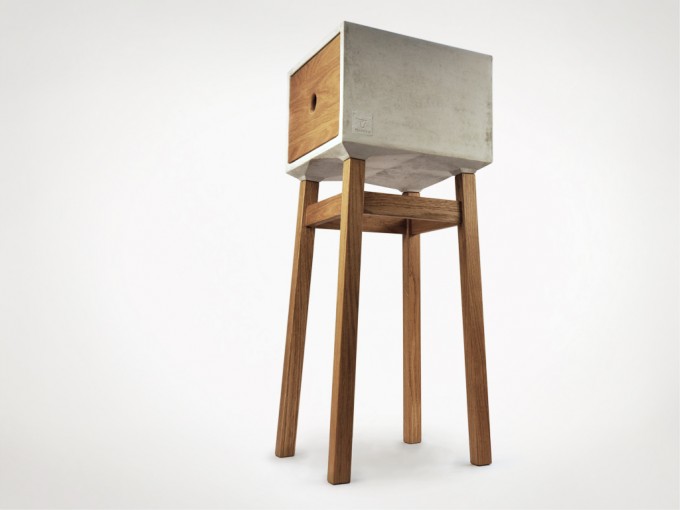 REHFORM Beton Schubladenmöbel REHFORM Beton Schubladenmöbel
