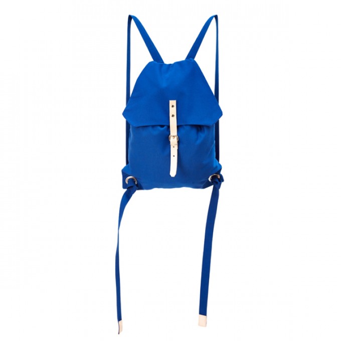 alva Django Recyclingrucksackaus wiederverwendetem Markisentuch/Leder (blau) alva Django Recyclingrucksackaus wiederverwendetem Markisentuch/Leder (blau)