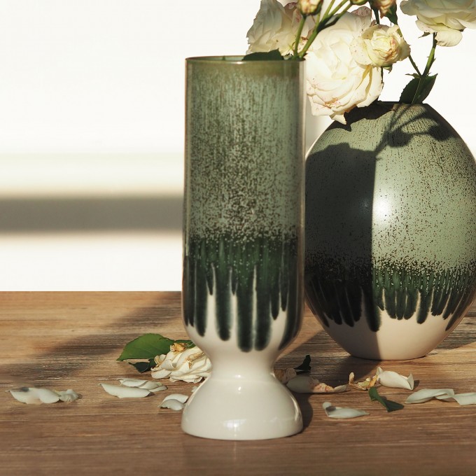 mused - VASE JUNA - olive mused - VASE JUNA - olive