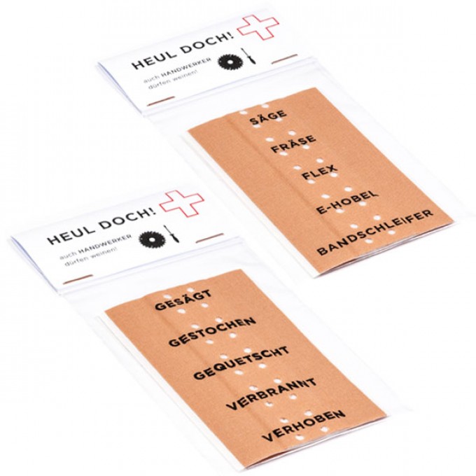 STUDIOBUEHLER Heul doch! Pflaster-Set Handwerker STUDIOBUEHLER Heul doch! Pflaster-Set Handwerker