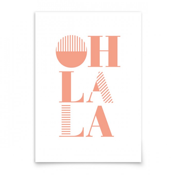 aprilplace // Oh la la // Kunstdruck Din A4 aprilplace // Oh la la // Kunstdruck Din A4