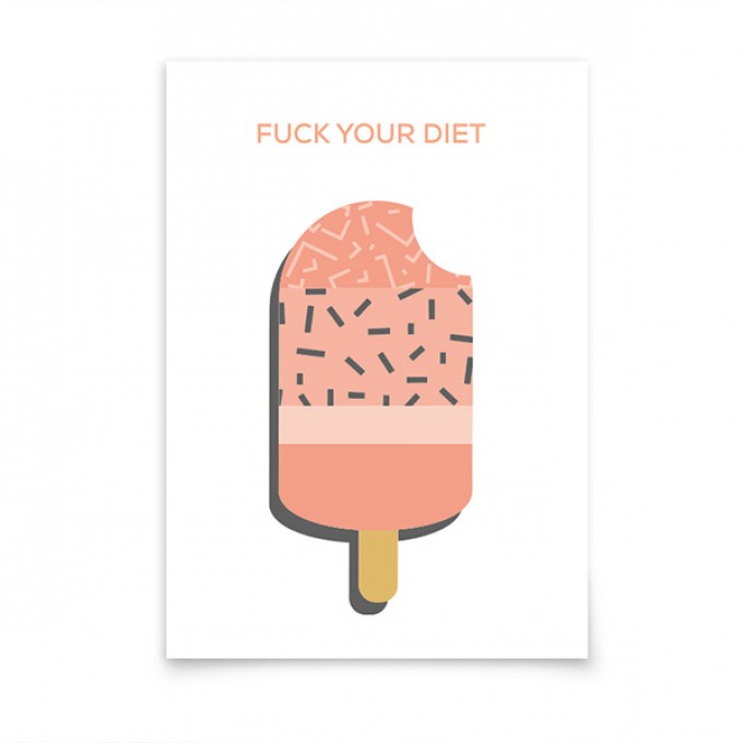 aprilplace // Diet // Postkarte Din A6 aprilplace // Diet // Postkarte Din A6