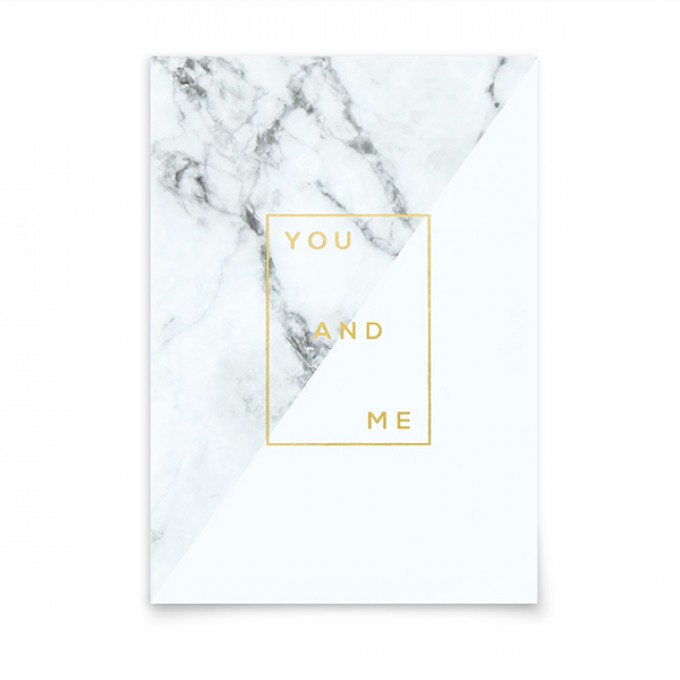 aprilplace // You and Me // Postkarte Din A6 aprilplace // You and Me // Postkarte Din A6