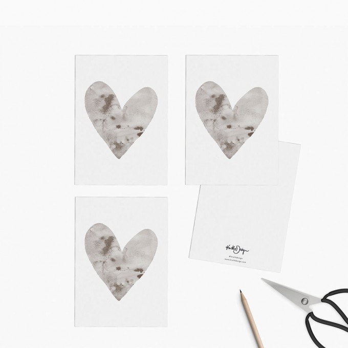Kruth Design / POSTKARTEN SET HEART Kruth Design / POSTKARTEN SET HEART