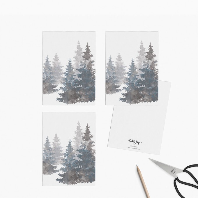 Kruth Design / POSTKARTEN SET TREES Kruth Design / POSTKARTEN SET TREES