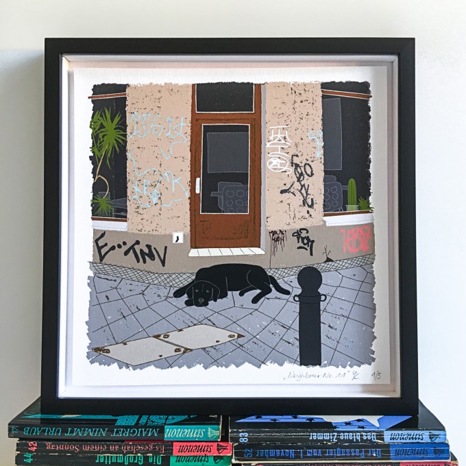 Neighbour Series „Neighbour No. 11“ – YUKY RYANG, Giclée-Druck, Format 28 x 28 cm Neighbour Series „Neighbour No. 11“ – YUKY RYANG, Giclée-Druck, Format 28 x 28 cm