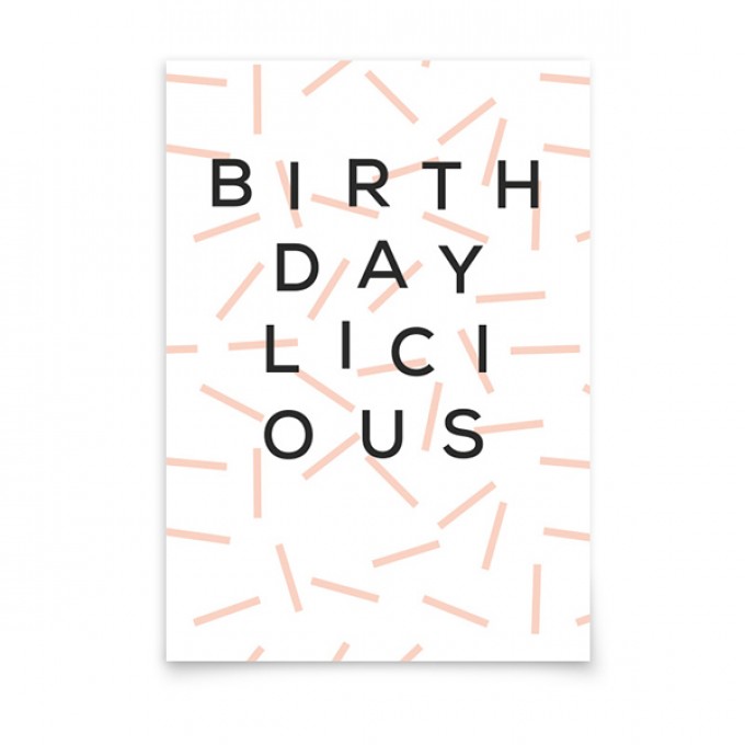 aprilplace // Birthdaylicious // Postkarte Din A6 aprilplace // Birthdaylicious // Postkarte Din A6