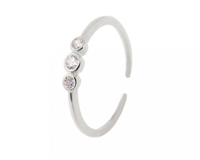Anoa Ring Finja 925 Sterling Silber Zirkonia Anoa Ring Finja 925 Sterling Silber Zirkonia